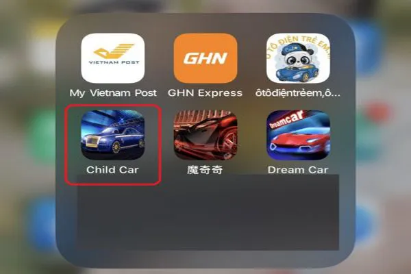 Hướng dẫn kết nối ô tô điện trẻ em với điện thoại thông qua app Child Car