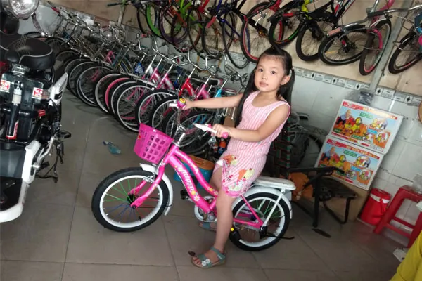 Xe đạp trẻ em Hitasa được bày bán tại nhiều cơ sở trên toàn quốc