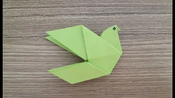 Cách gấp con chim bằng giấy siêu nhanh