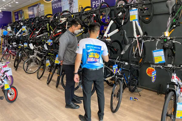 Xe đạp trẻ em Martin được phân phối tại nhiều cửa hàng trên toàn quốc