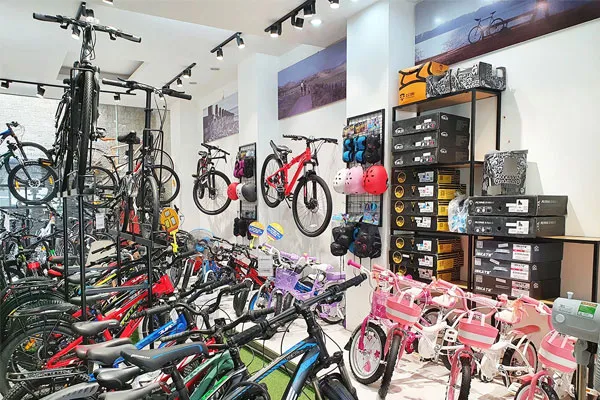 Xe đạp trẻ em Thống Nhất có mặt hầu hết tại các cửa hàng trên toàn quốc