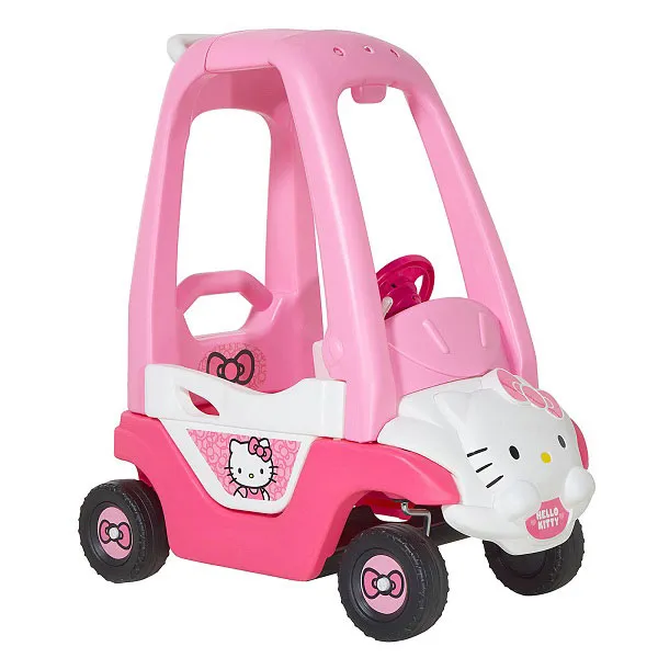Xe ô tô chòi chân cho bé Hello Kitty