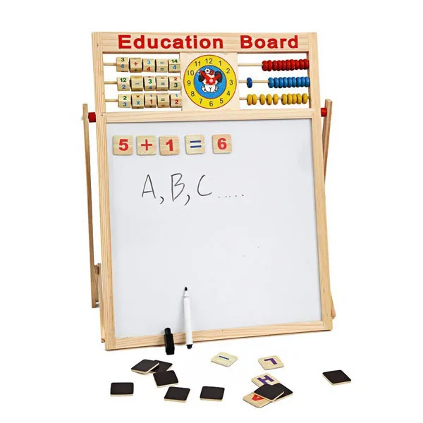 Bảng học ghép số và chữ 2 mặt bằng Education Board